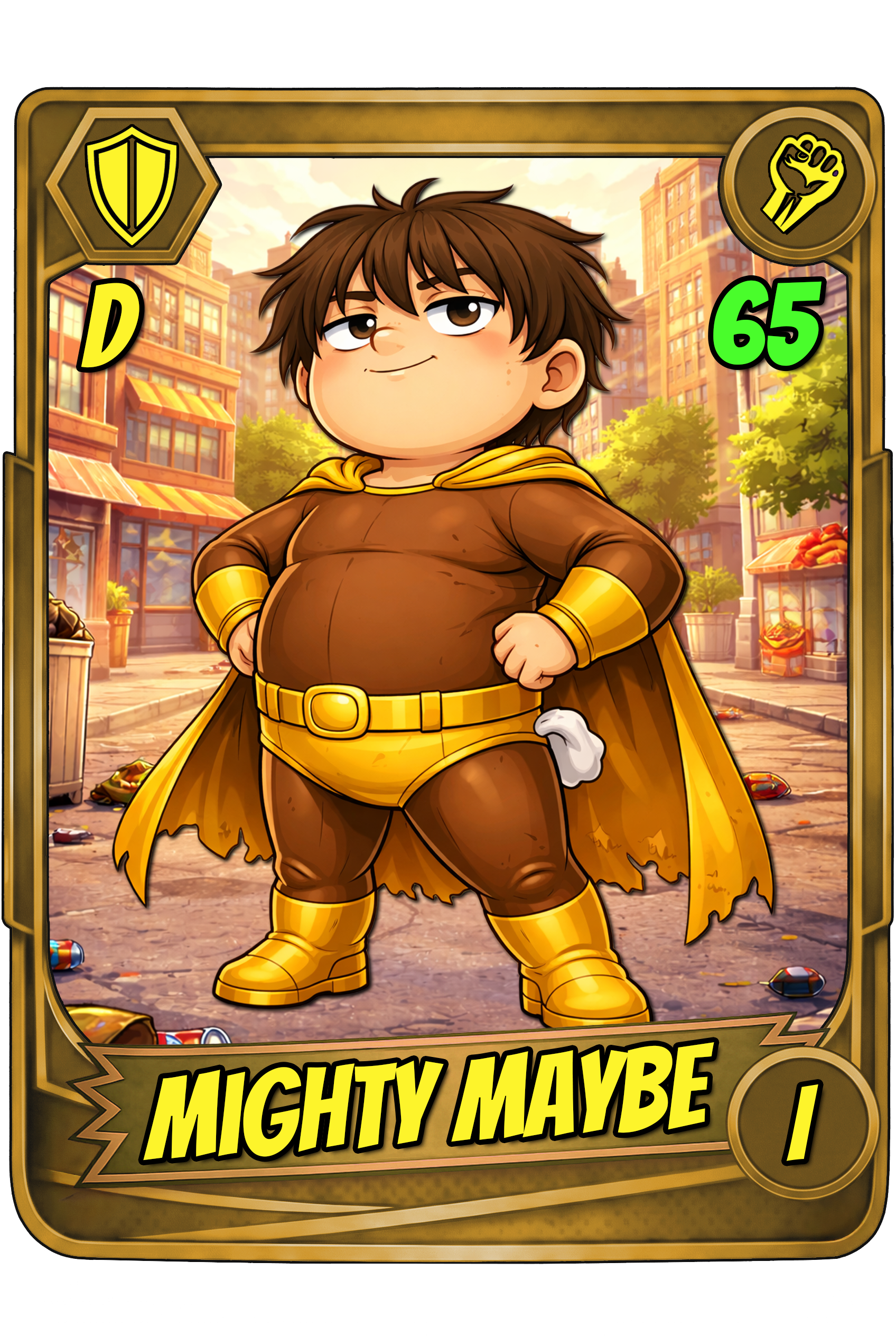 Mighty Maybe card